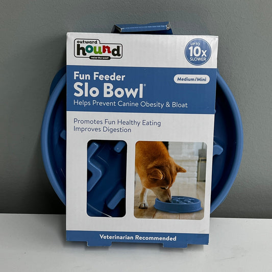 Outward Hound Fun Feeder Slo Bowl- Medium (2 cup)