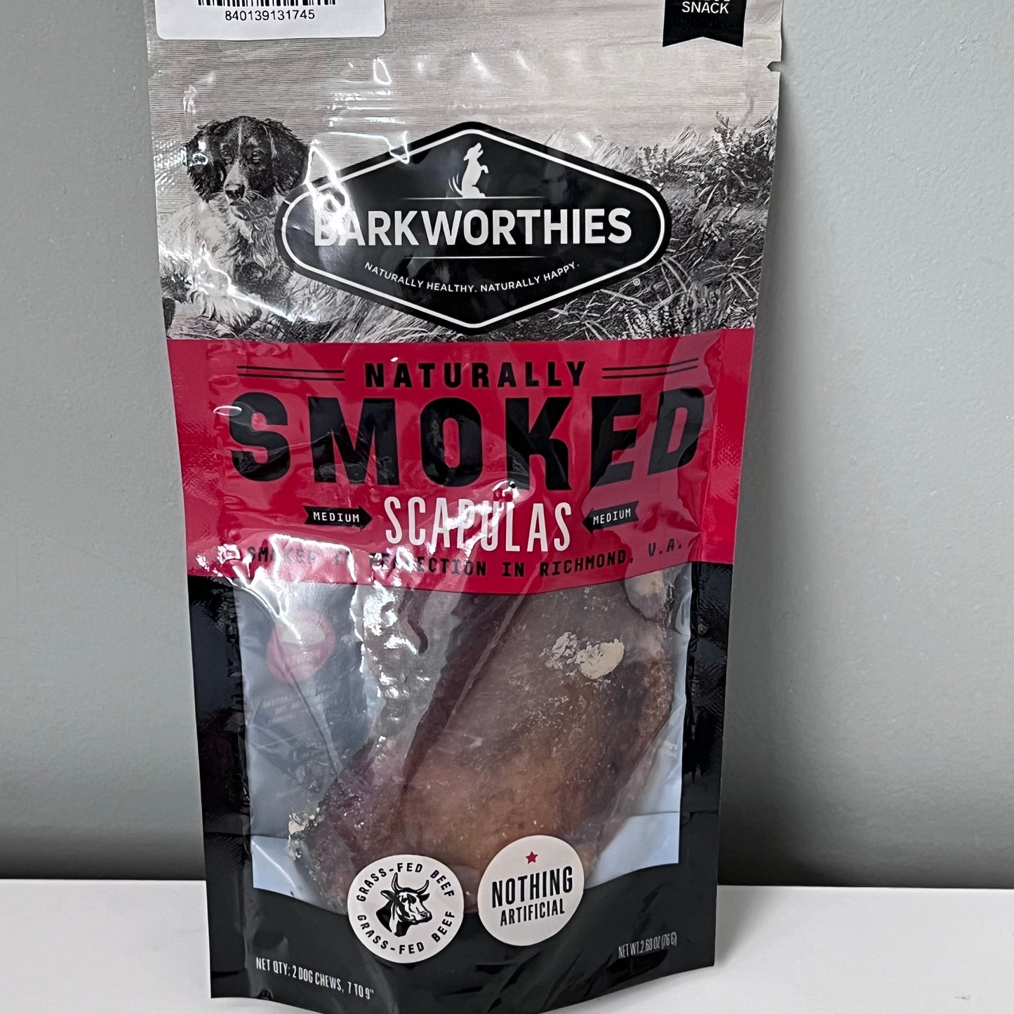 Barkworthies Smoked Scapula 2pk