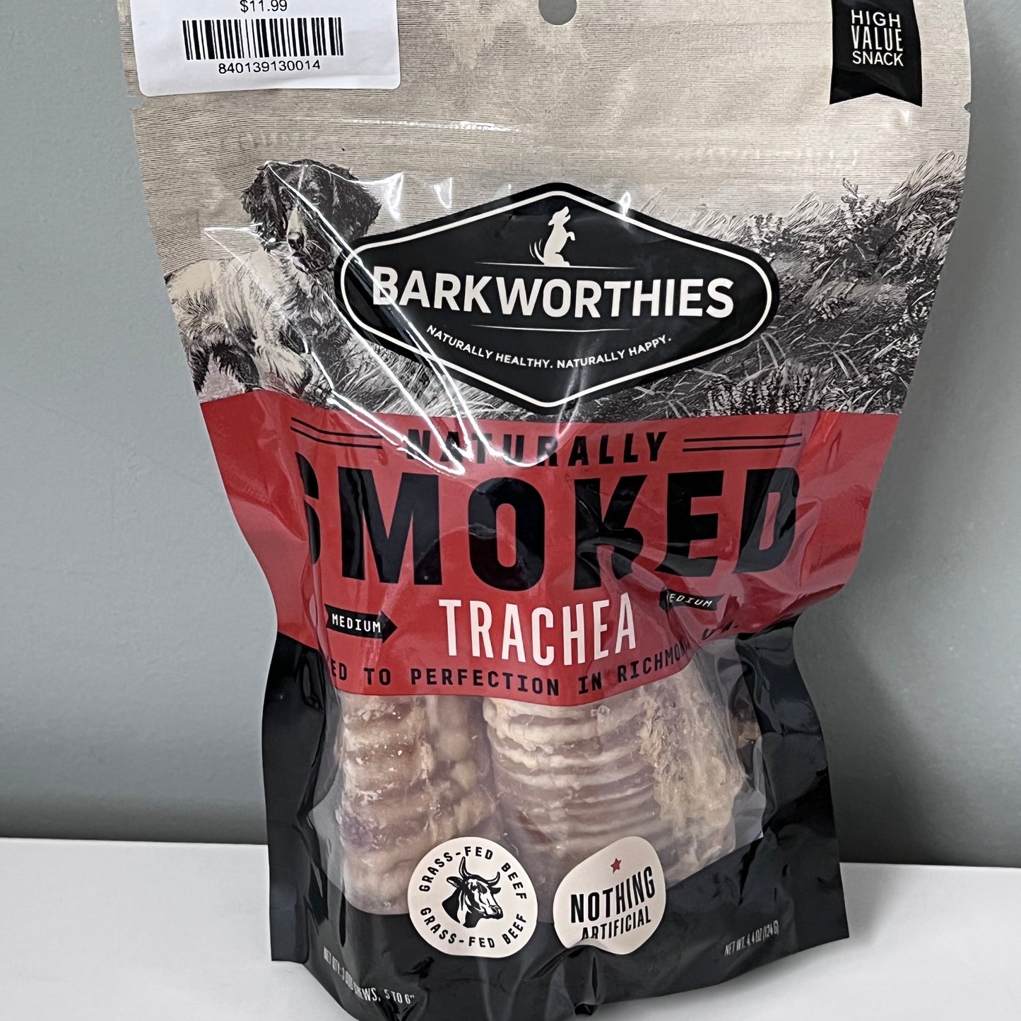 Barkworthies Smoked Trachea 6in 3pk