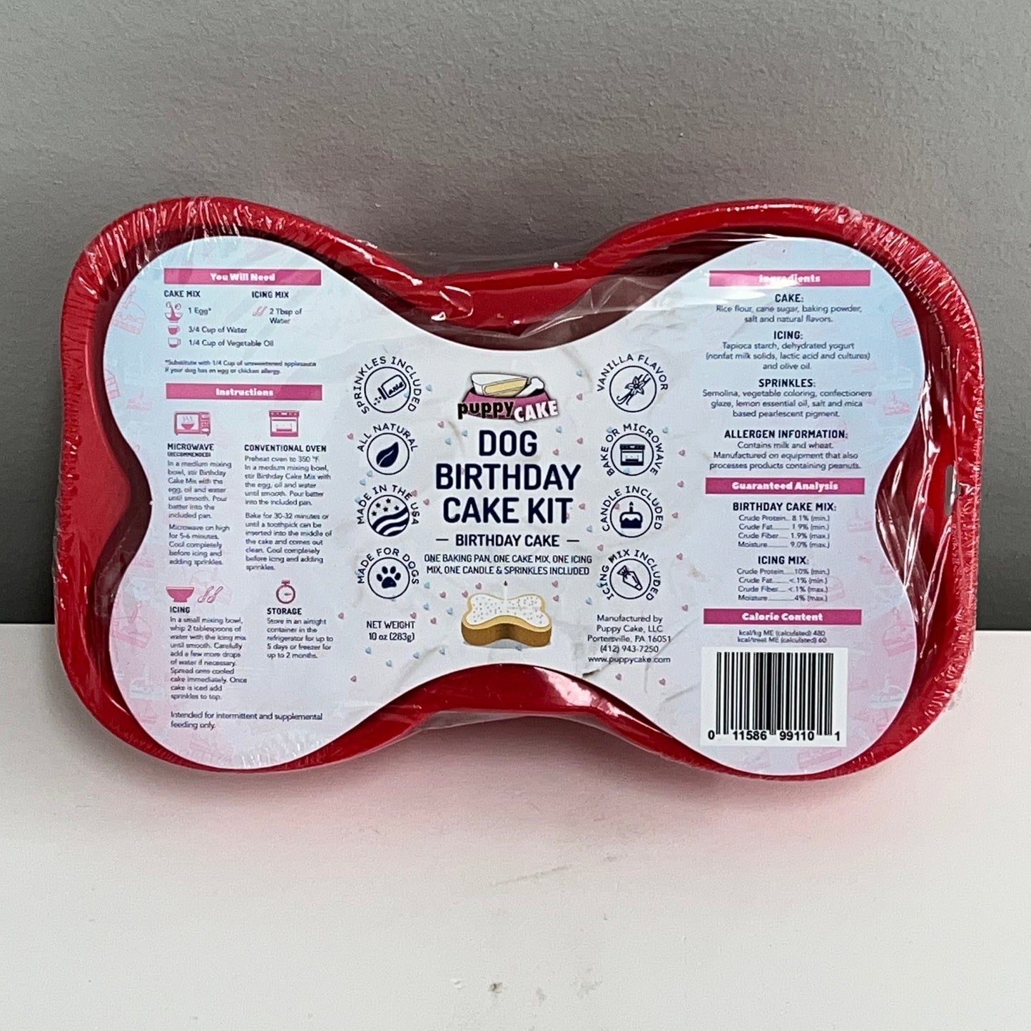 Puppy Cake Kit with Icing