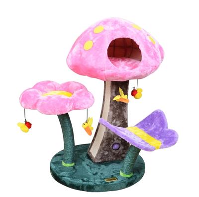 Catry Wonderland Cat Tree with Garden Inspired Condo