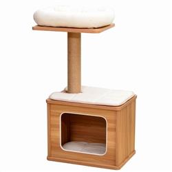Cedar Wooden Cat Tree Condo