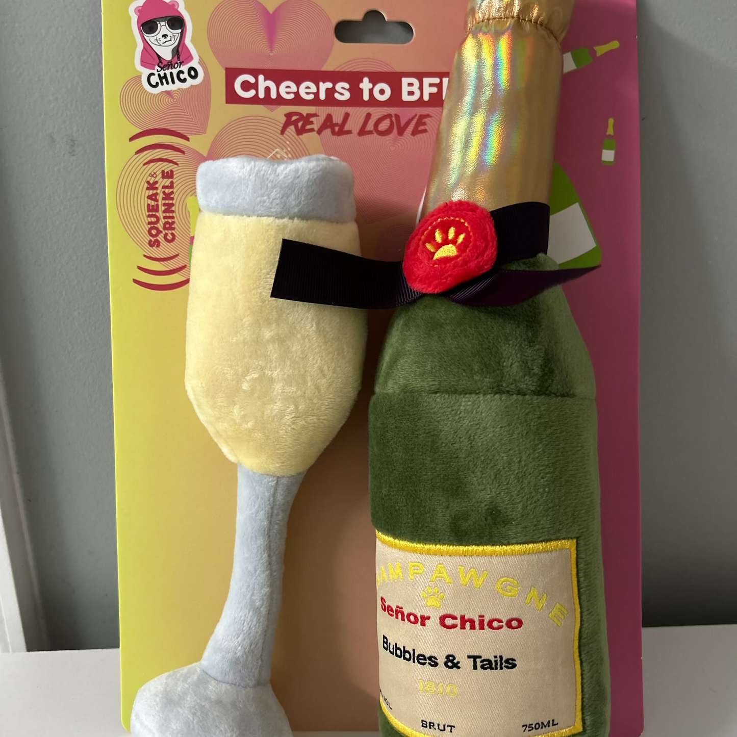 Champawgne-Cheers Dog Toy Combo