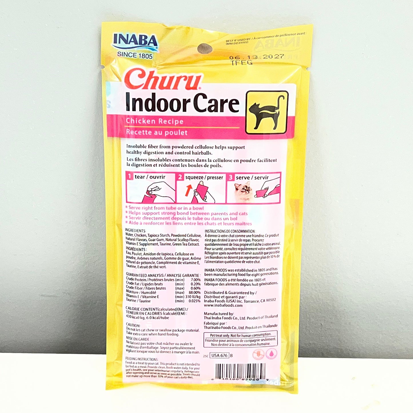 Inaba Churu Indoor Control with Chicken 4pk