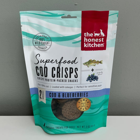 The Honest Kitchen Cod Crisps Cod & Blueberries 3oz