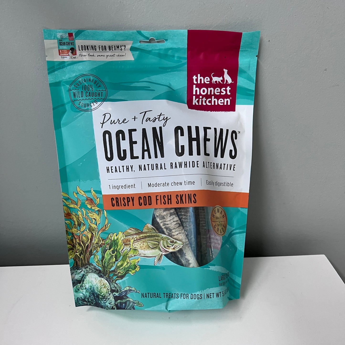 The Honest Kitchen Ocean Chews Cod Skins 5.5oz