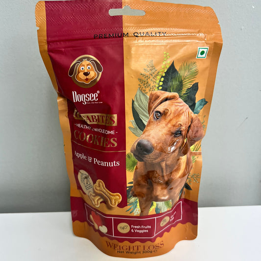 Dogsee Gigabites Apple & Peanut Cookies