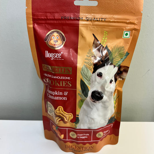 Dogsee Gigabites Pumpkin & Cinnamon Cookies
