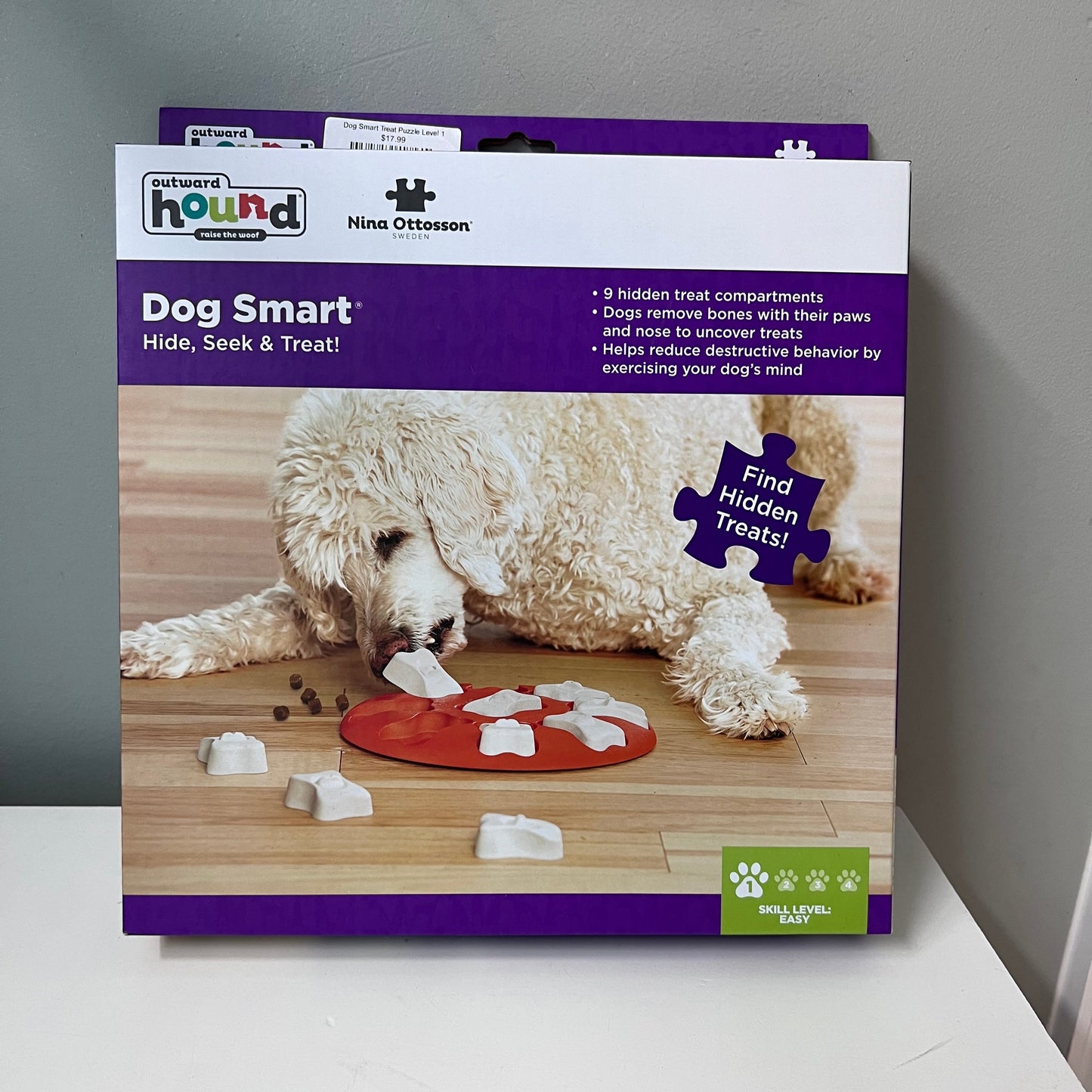 Dog Smart Treat Puzzle Level 1