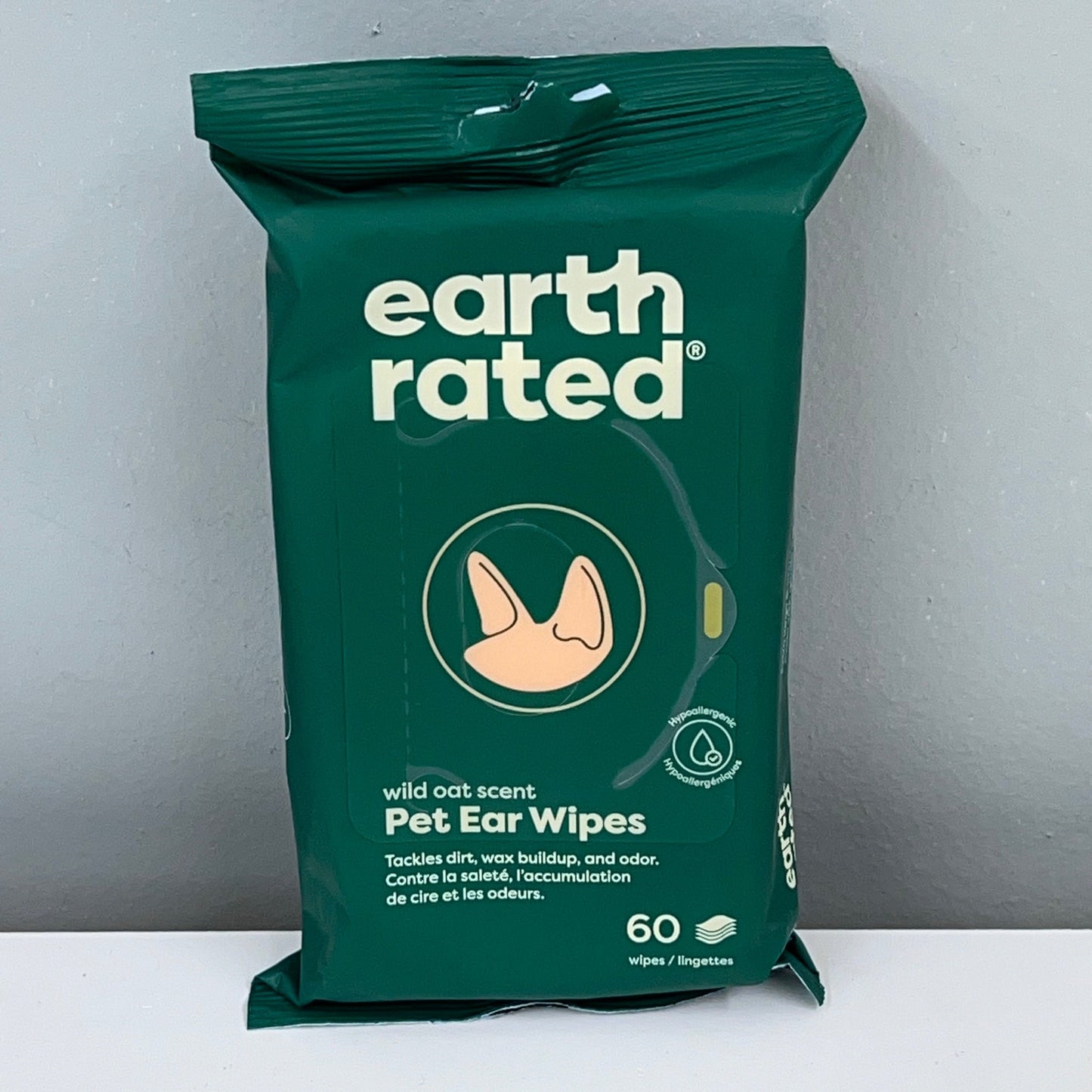 Earth Rated Ear Wipes 60ct