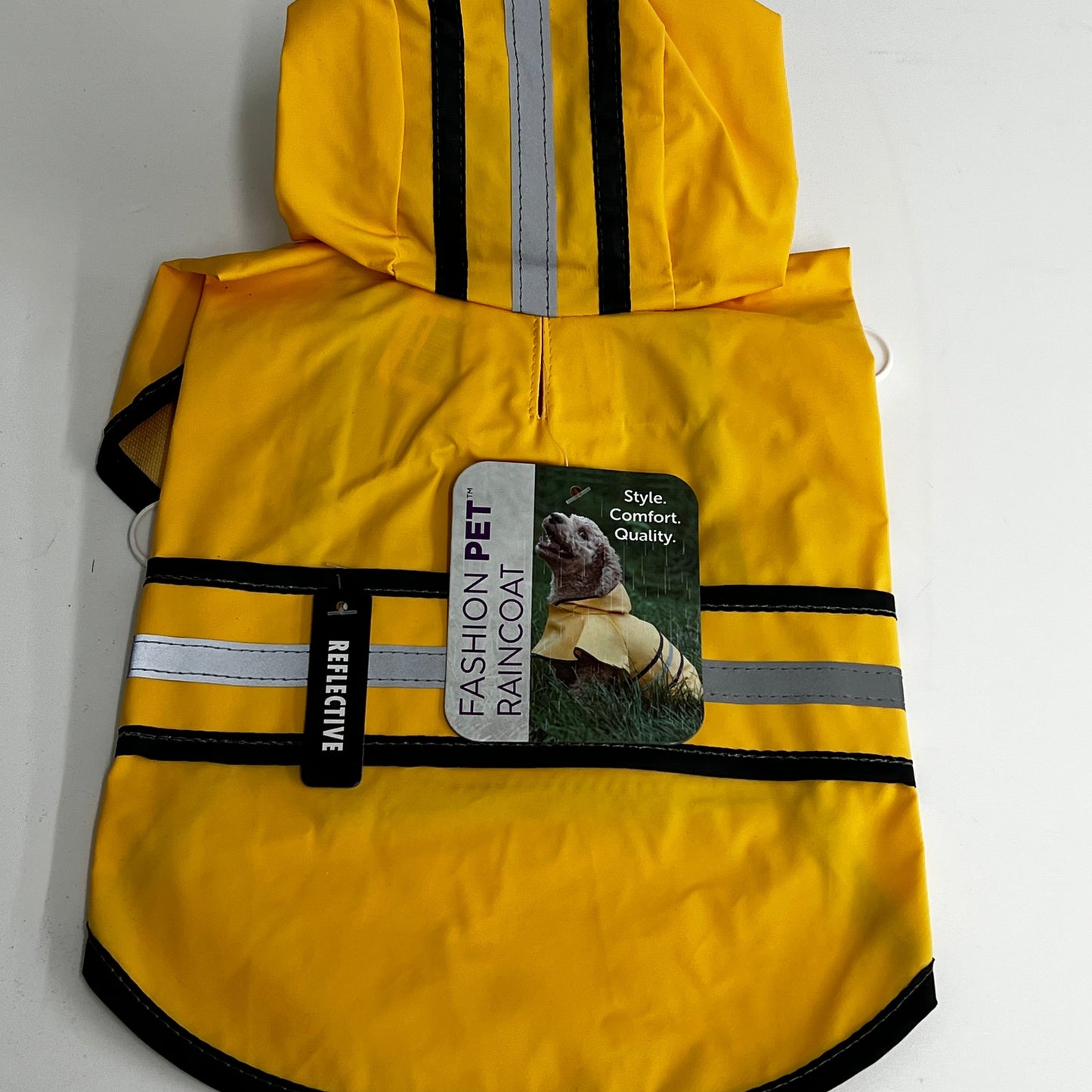 Fashion Pet Raincoat- Yellow