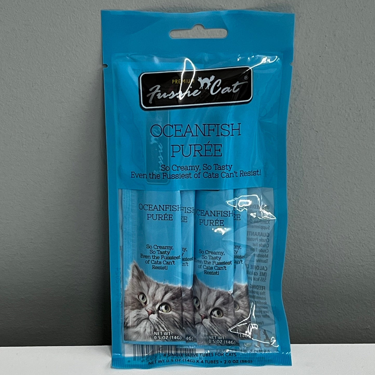 Fussie Cat Puree 4pk- Oceanfish