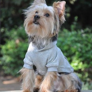 Flex-Fit Dog Hoodie Gray