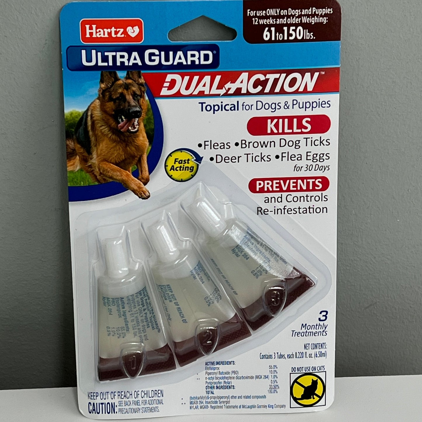 Hartz Ultra Guard Flea & Tick Topical- Large Dogs (61-150 lbs)