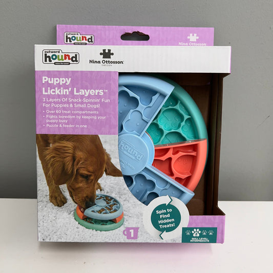 Outward Hound Puppy Layered Slow Feeder