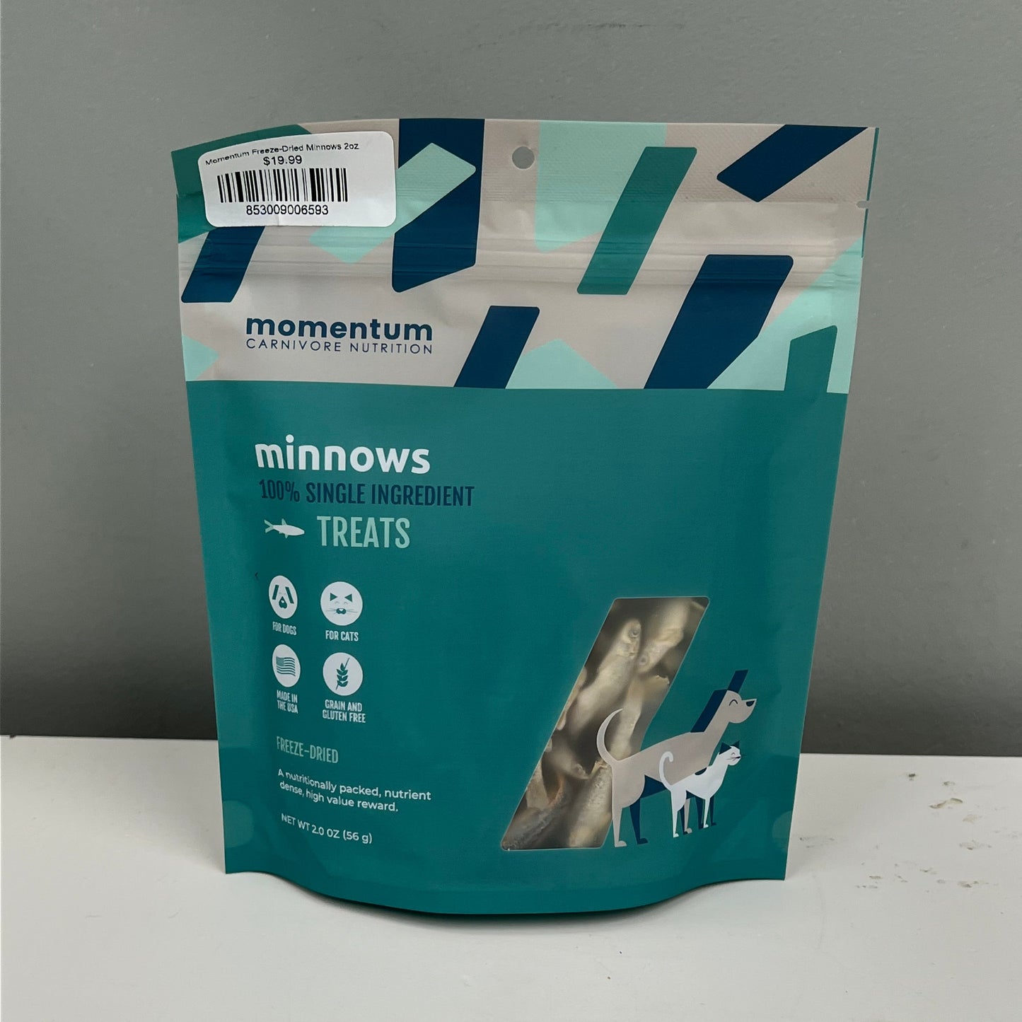 Momentum Freeze-Dried Minnows 2oz