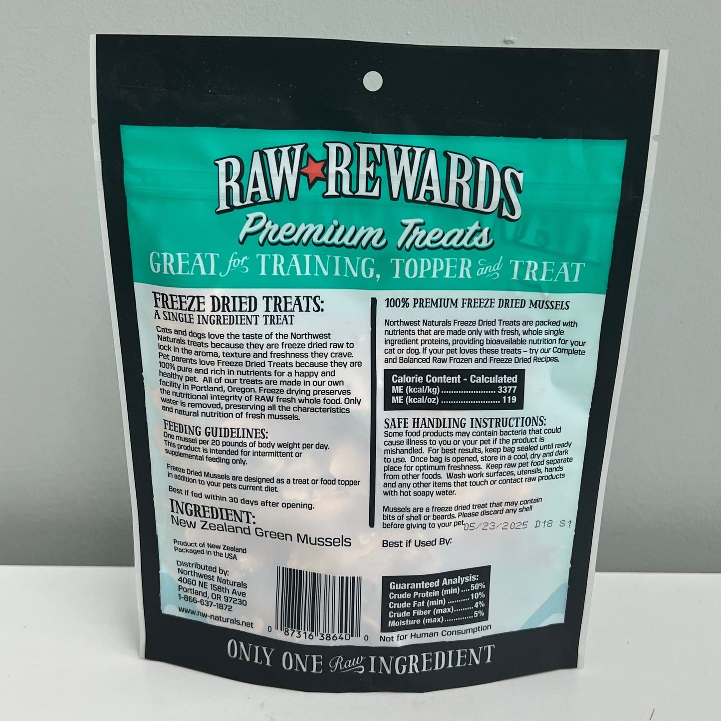 Northwest Naturals Freeze-Dried Green Mussels