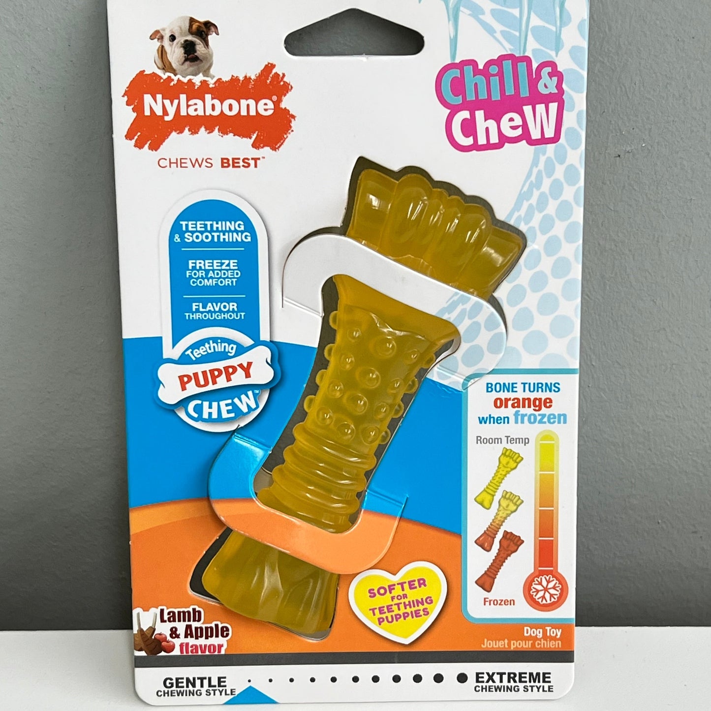 Nylabone Chill & Chew Teether- Lamb/Apple