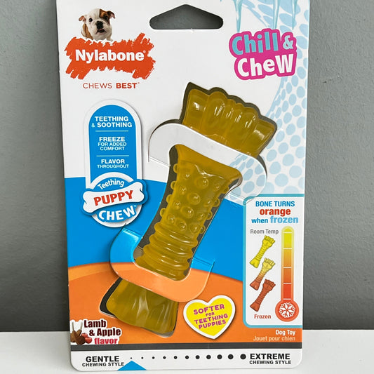 Nylabone Chill & Chew Teether- Lamb/Apple
