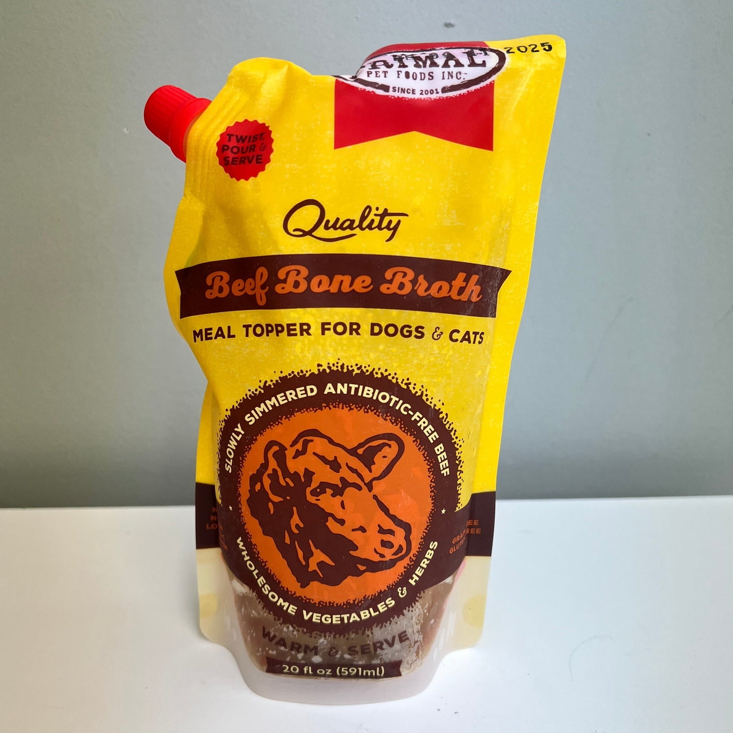 Primal Frozen Beef Broth 20oz