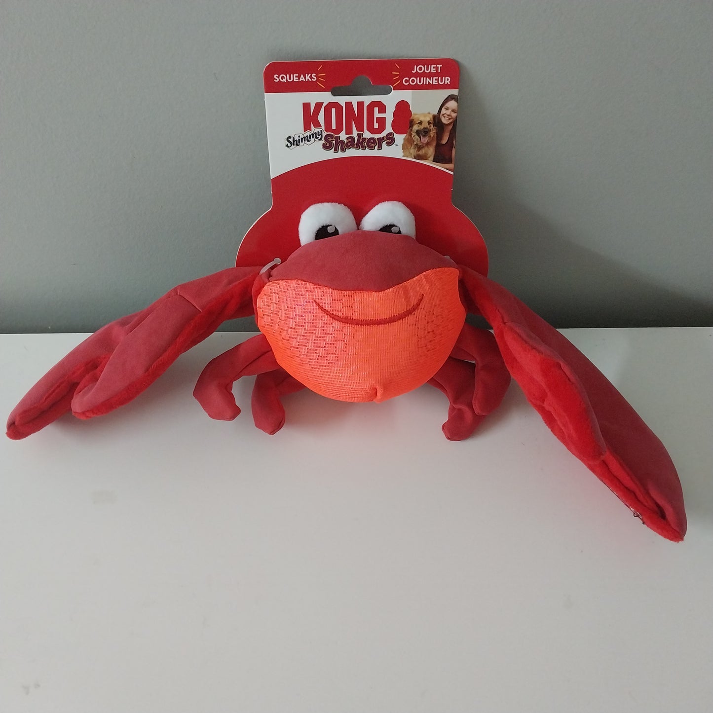 Kong Shakers Shimmy Crab Medium