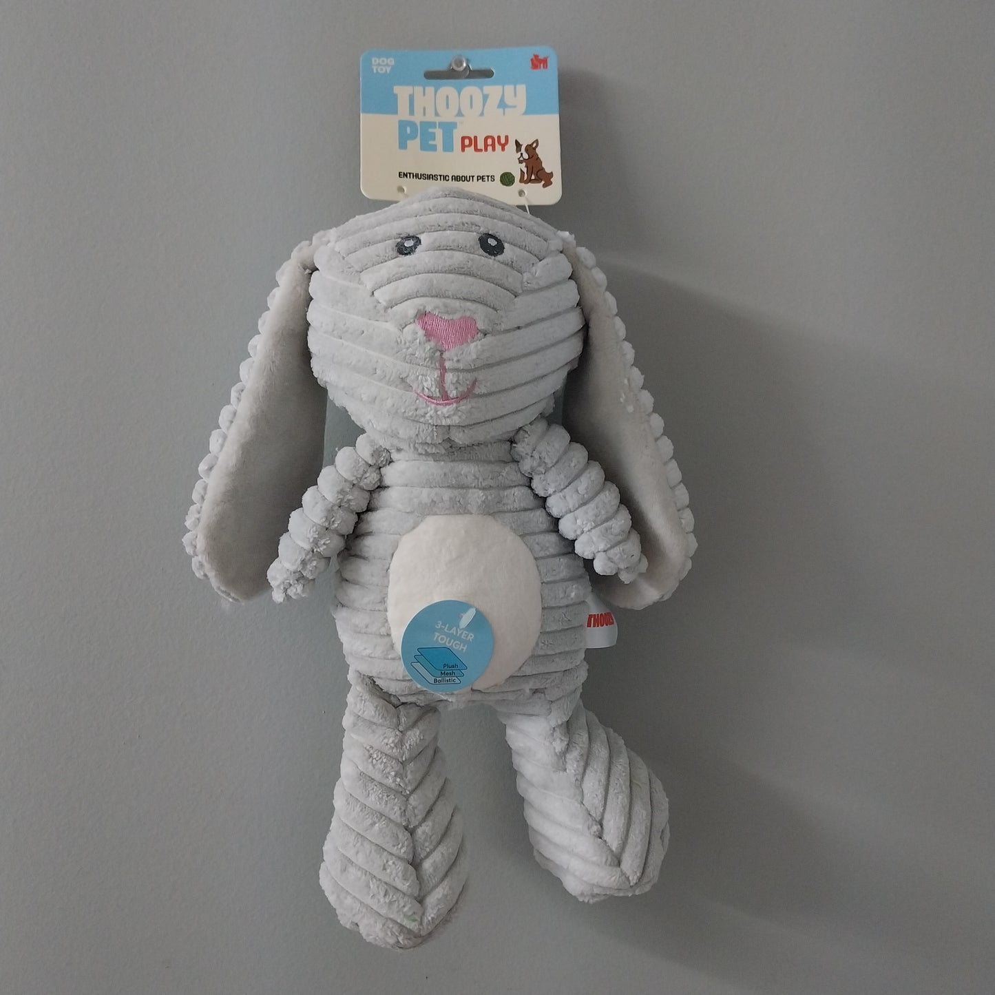 ThoozyPet 12.5" Bunny Plush Toy