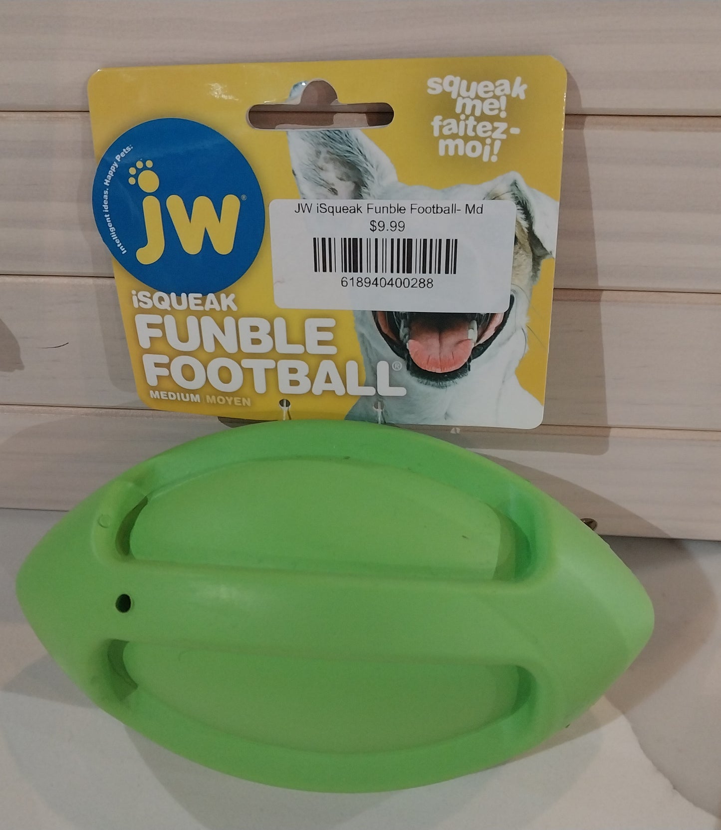 JW iSqueak Funble Football- Md