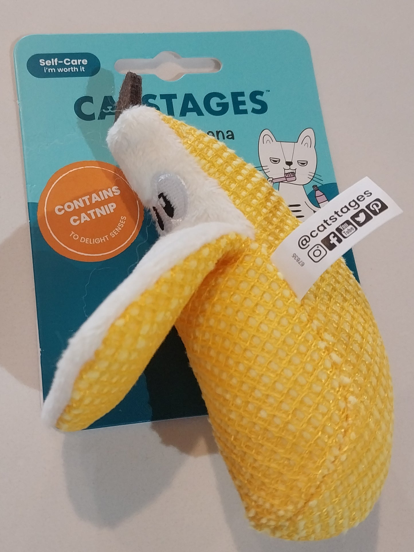 Dental Banana Cat Toy