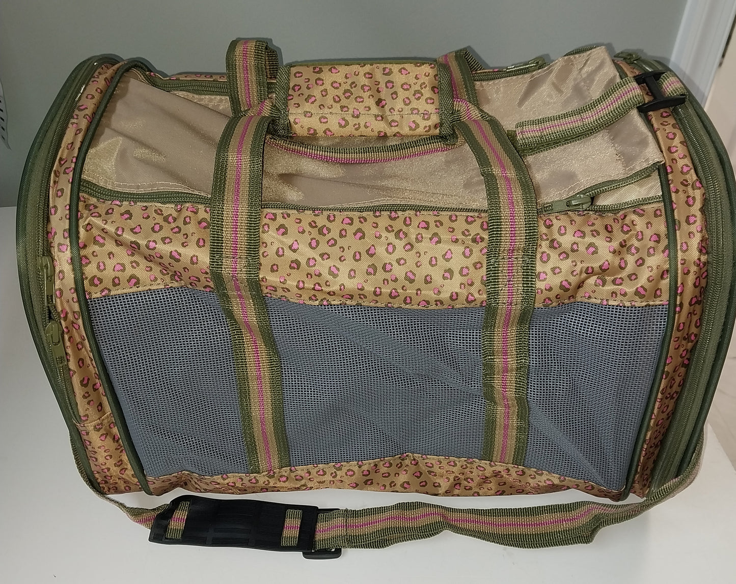 Jespet 19" Soft Sided Carrier Bag, Cheetah