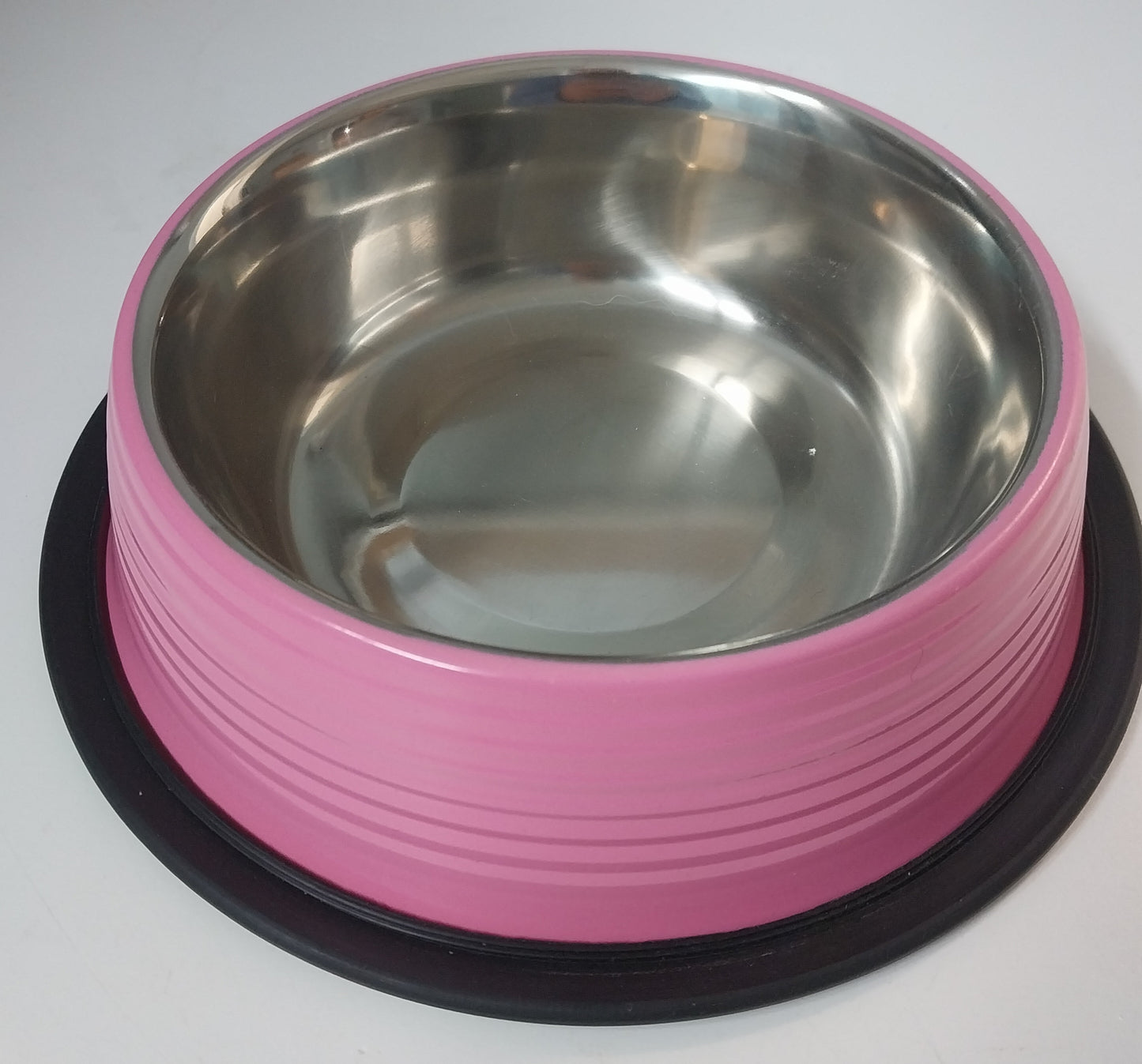 Pink Ribbed 32oz Bowl