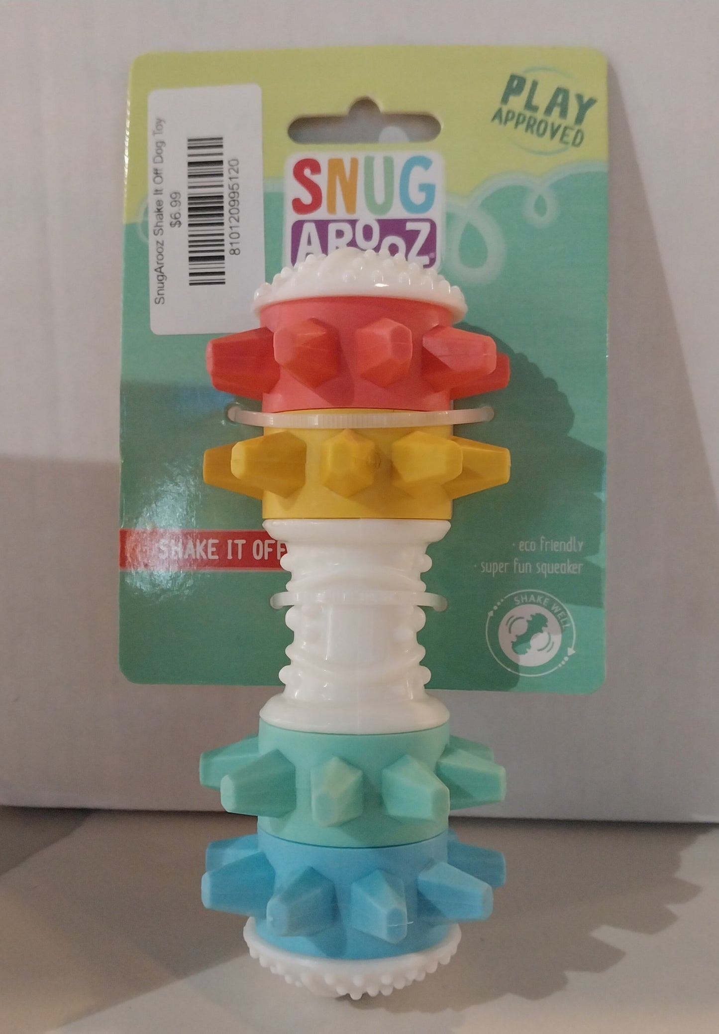 SnugArooz Shake It Off Dog Toy