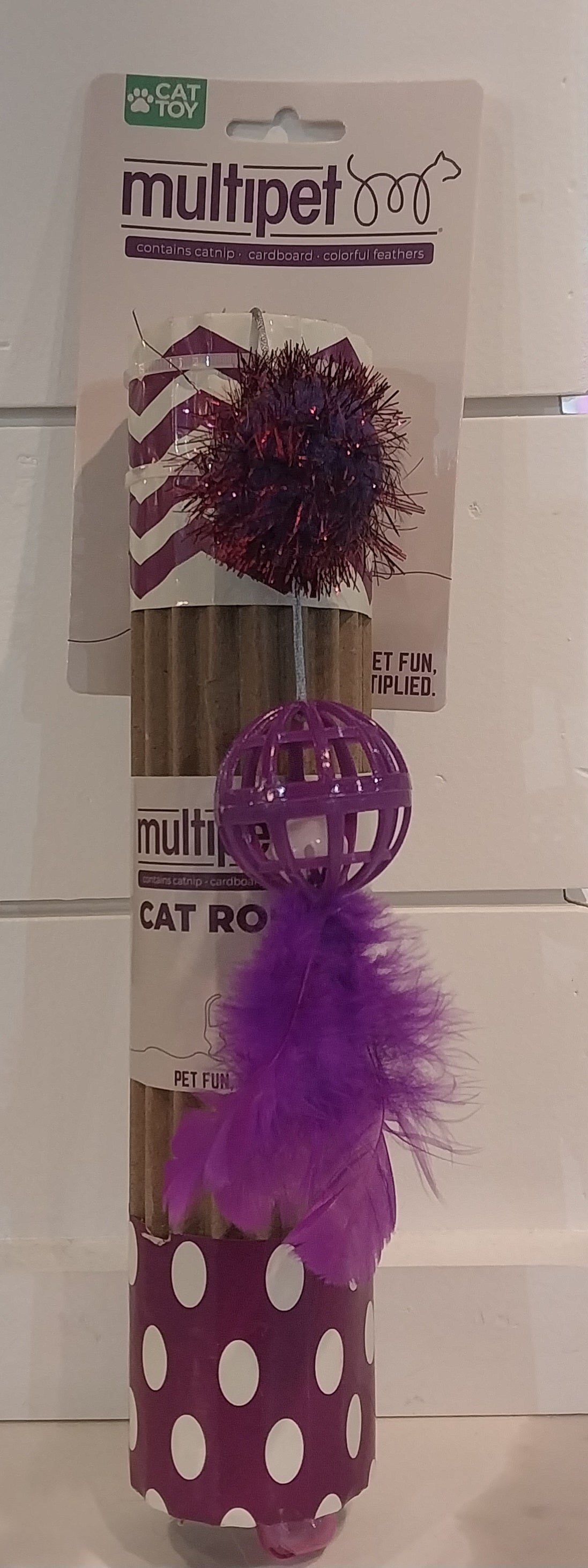 Multipet Cardboard Cat Roller Toy