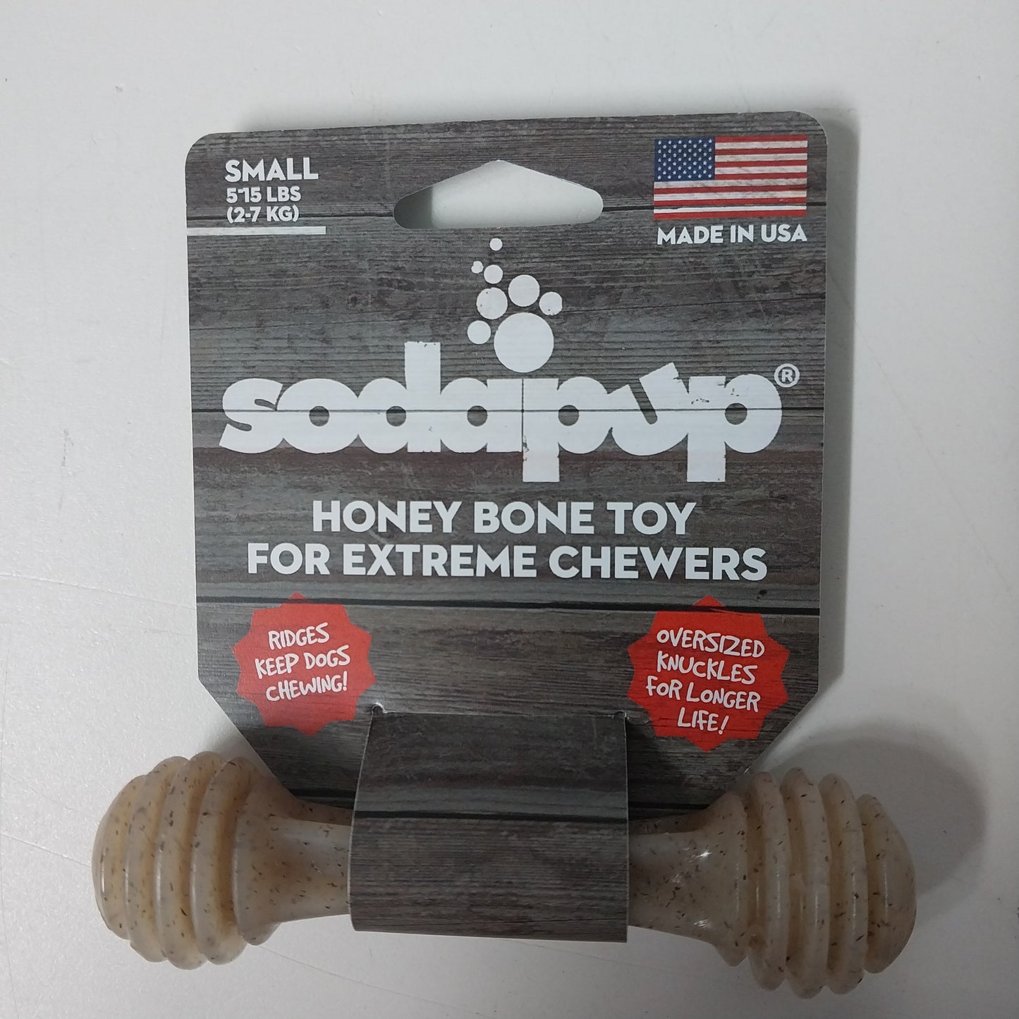 SodaPup Nylon Honey Bone- S
