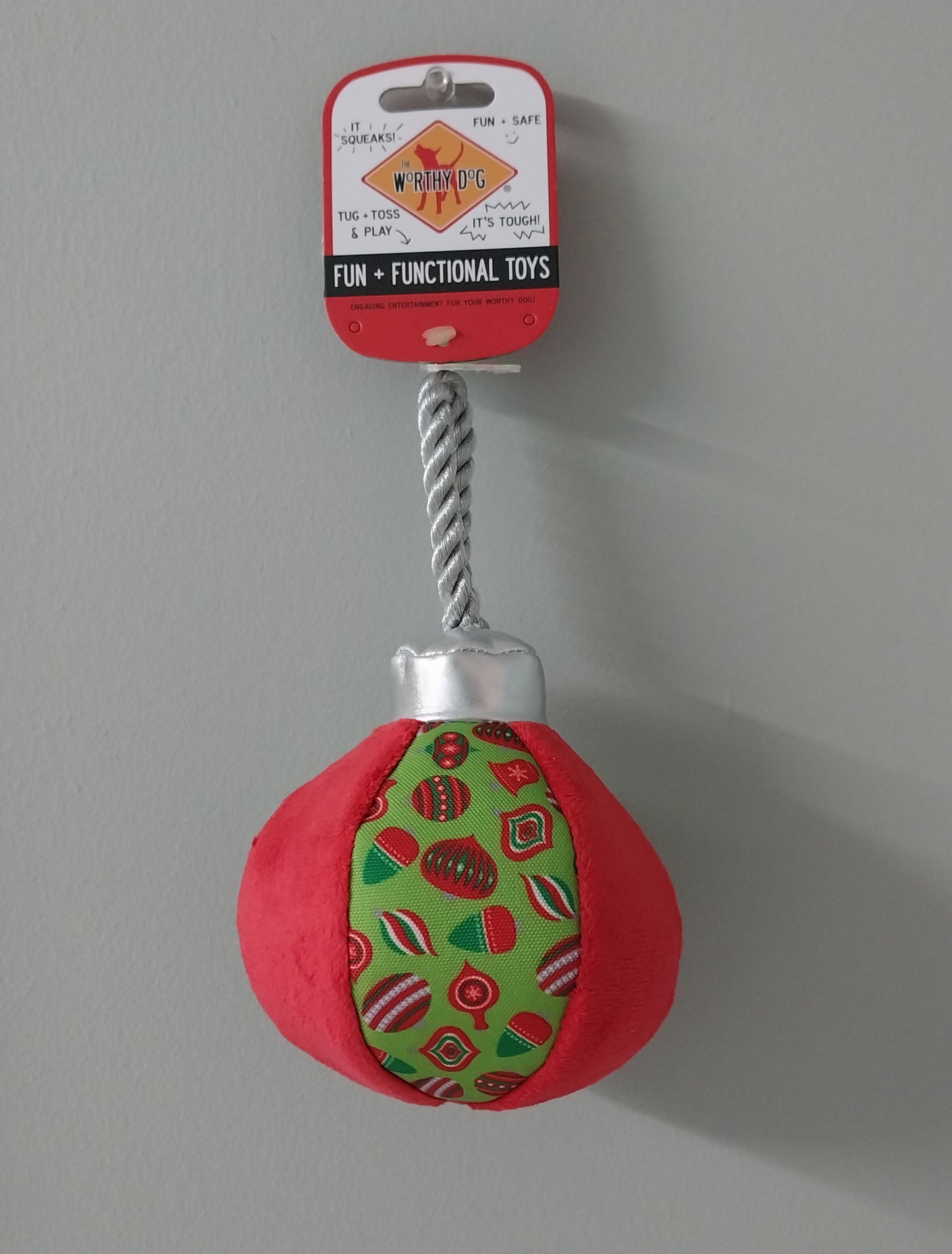 Worthy Dog Ornament Toy Small