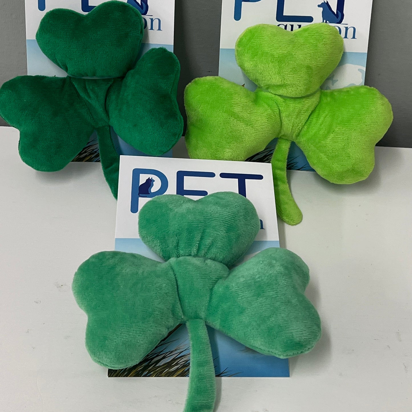 Shamrock Plush Dog Toy