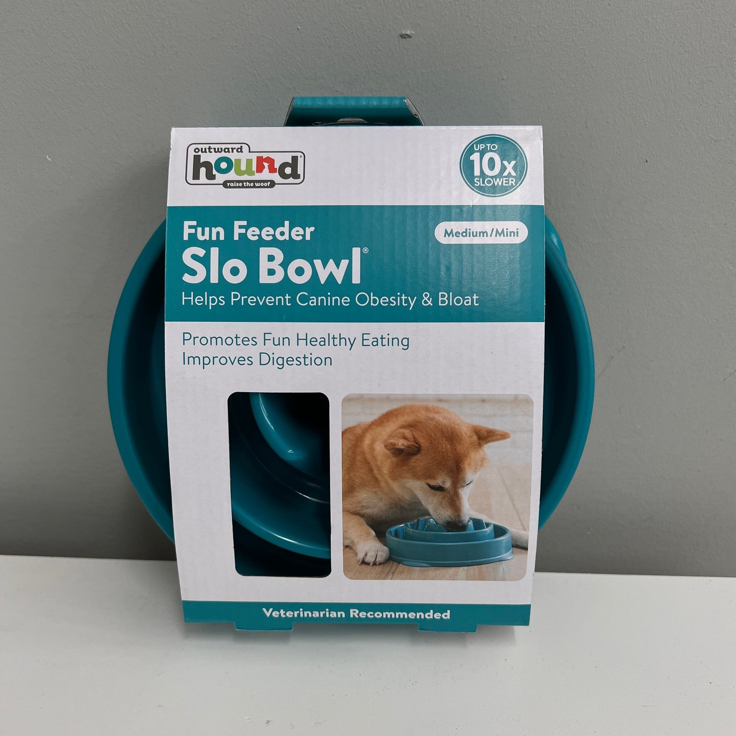 Outward Hound Fun Feeder Slo Bowl- Medium (2 cup)