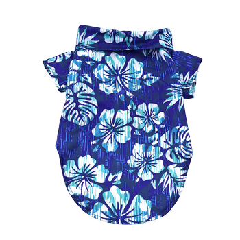 Hawaiian Camp Shirt- Vintage Hibiscus
