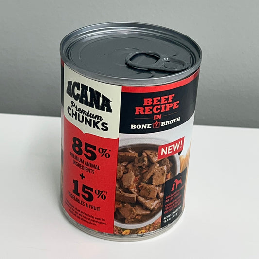 Acana Premium Chunks Beef 12.8oz