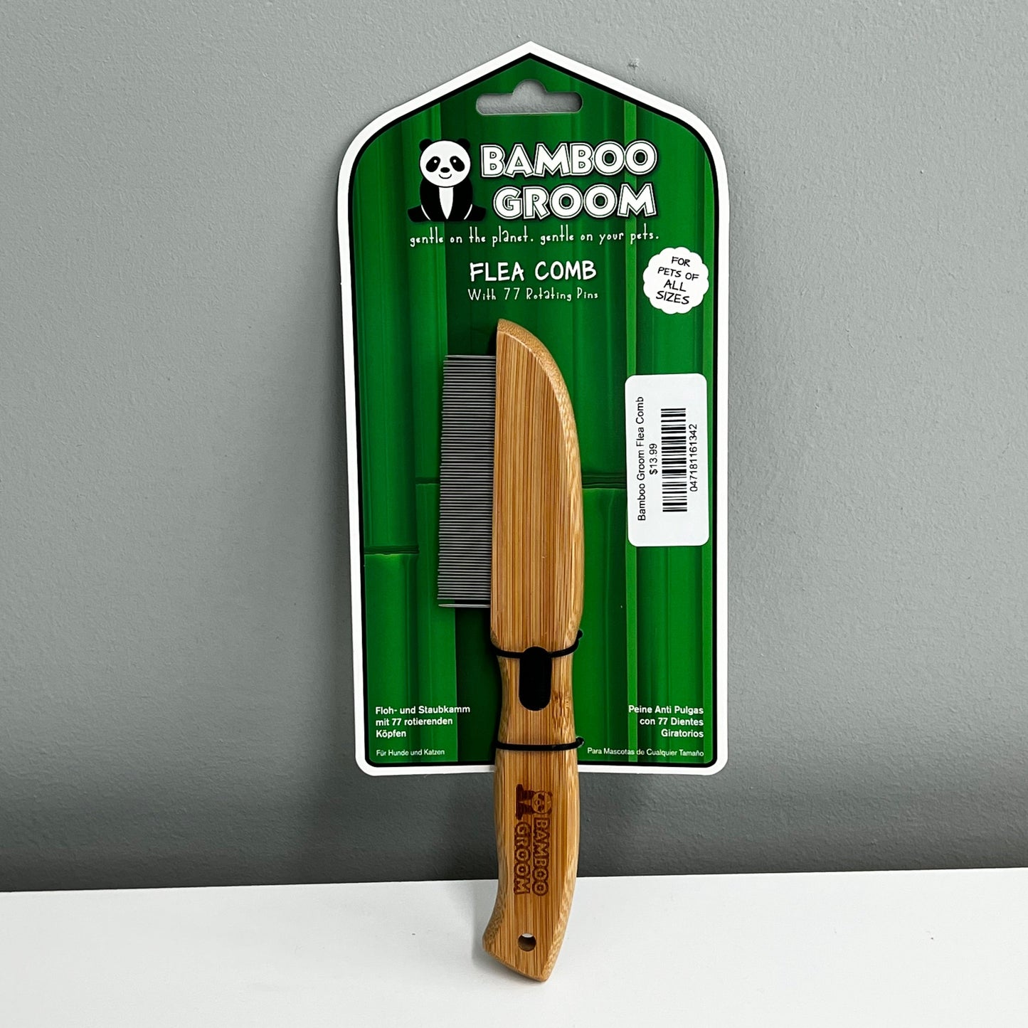 Bamboo Groom Flea Comb