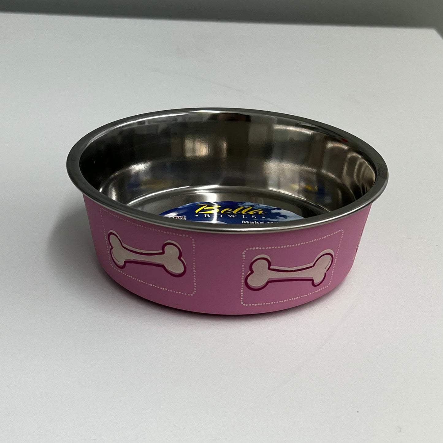 Loving Pets Stainless Steel Bone Bella Bowl- Small
