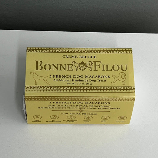 Bonne et Filou Macarons Creme Brulee 3pk