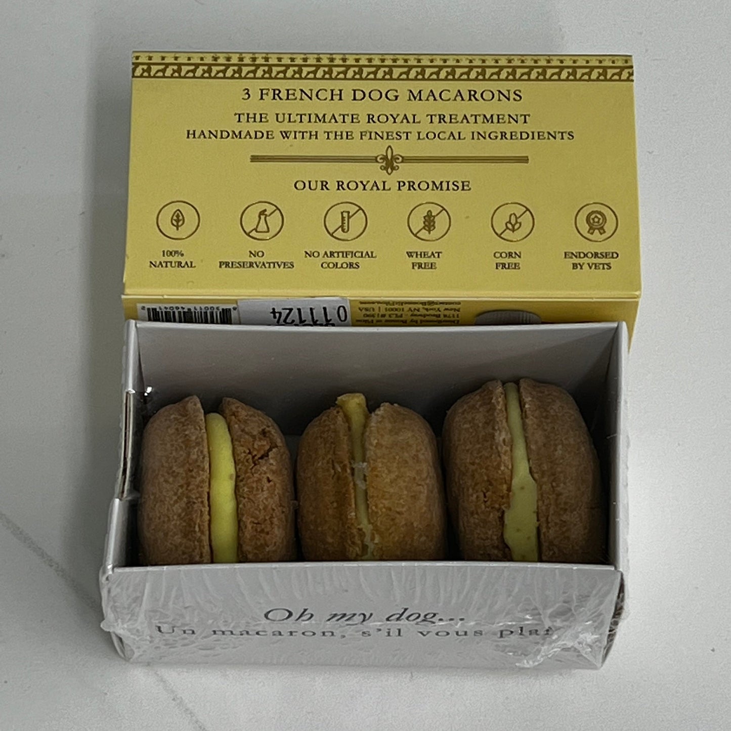 Bonne et Filou Macarons Creme Brulee 3pk
