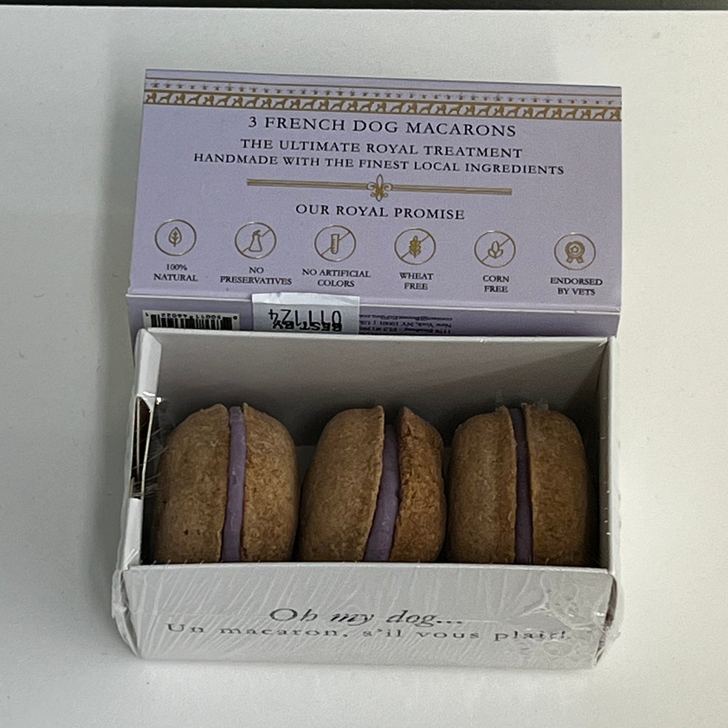 Bonne et Filou Macarons Lavender 3pk