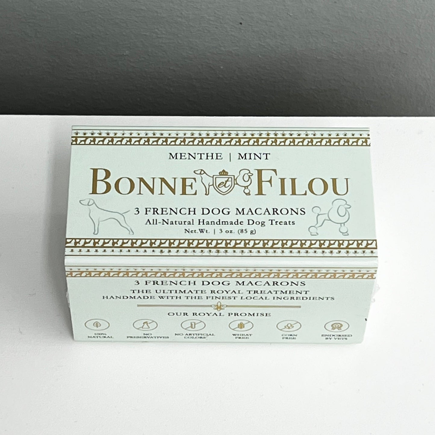 Bonne et Filou Macarons Mint 3pk