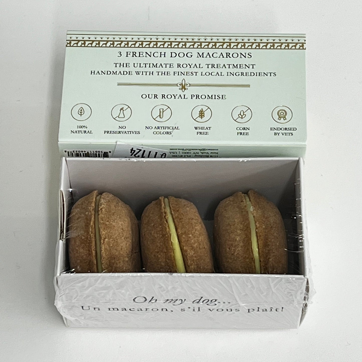 Bonne et Filou Macarons Mint 3pk