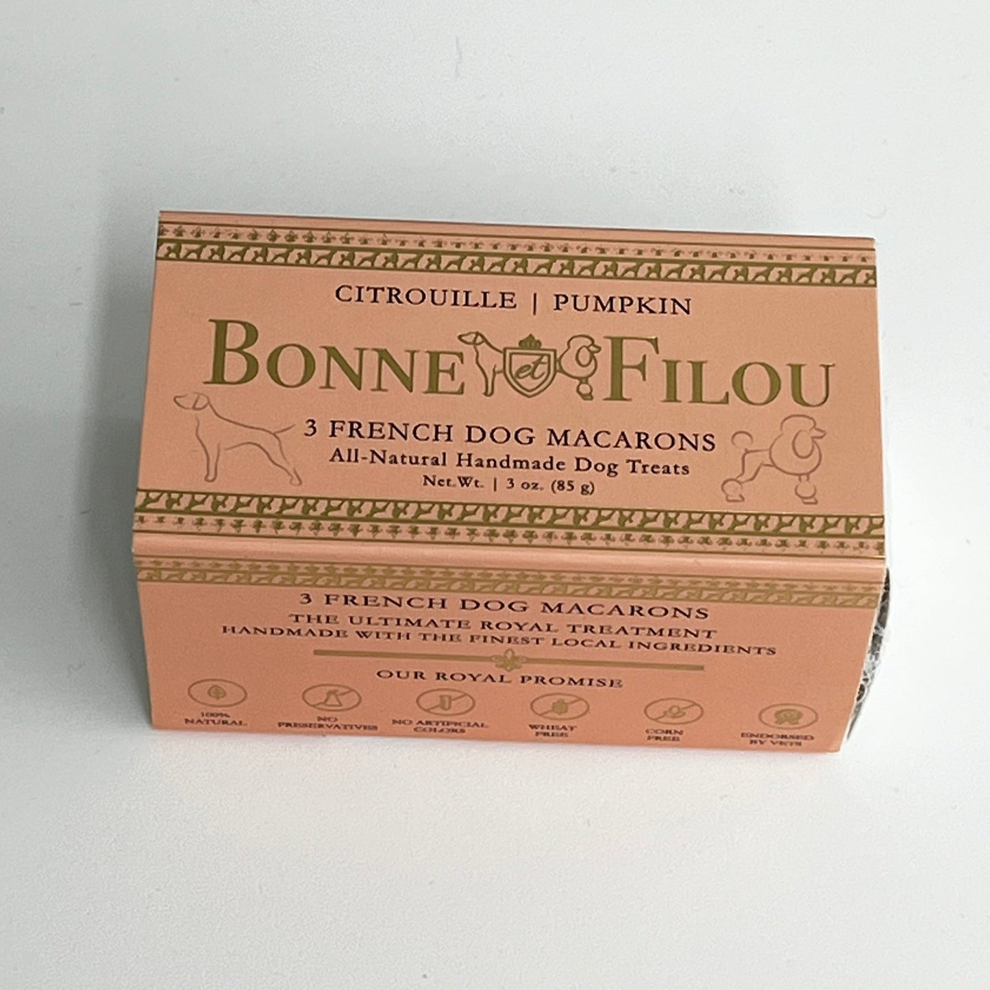 Bonne et Filou Macarons Pumpkin 3pk