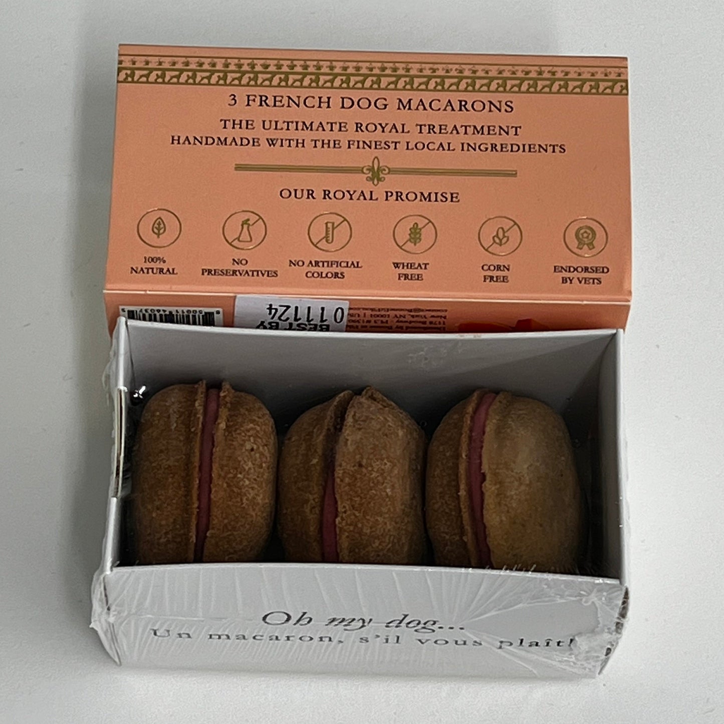Bonne et Filou Macarons Pumpkin 3pk