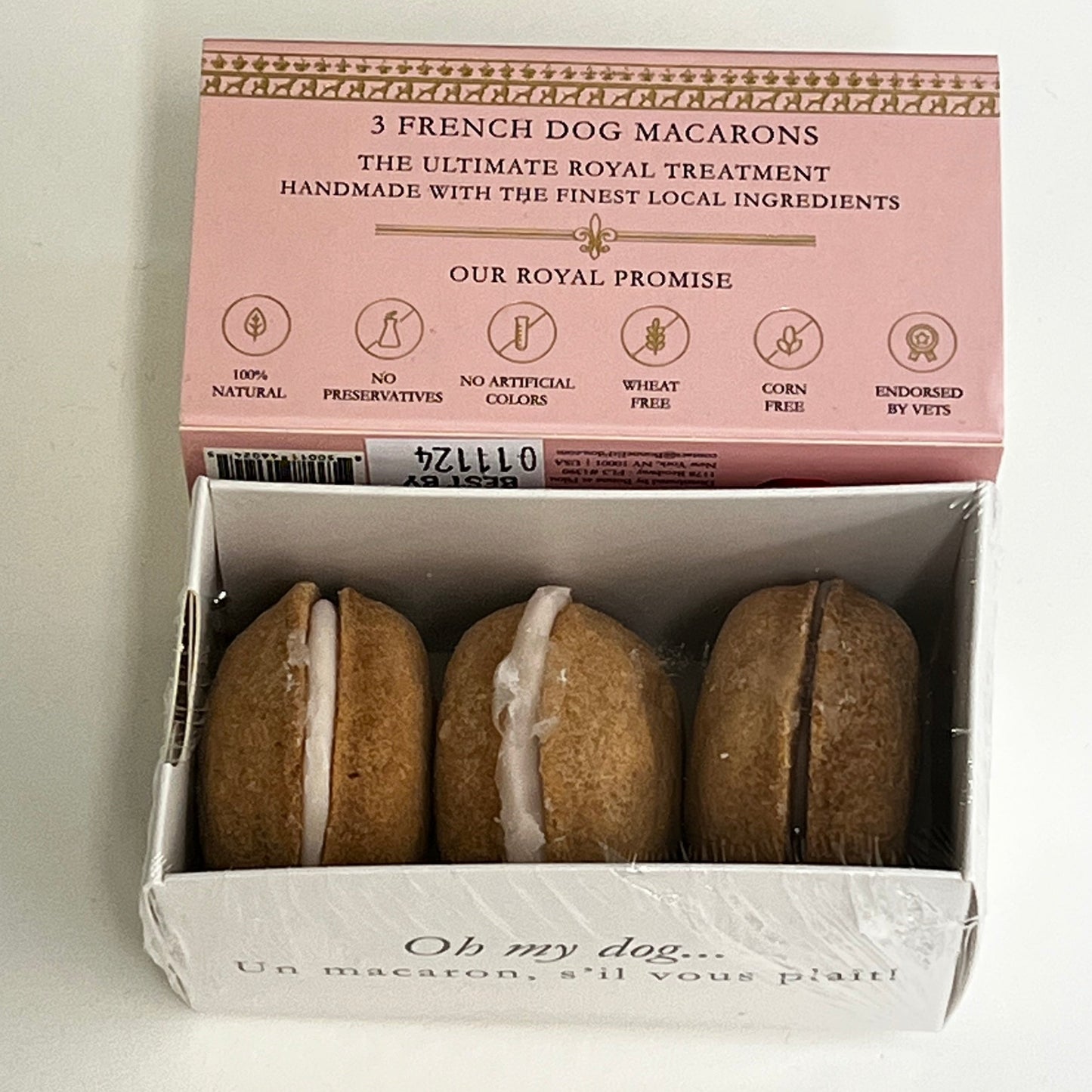 Bonne et Filou Macarons Strawberry 3pk