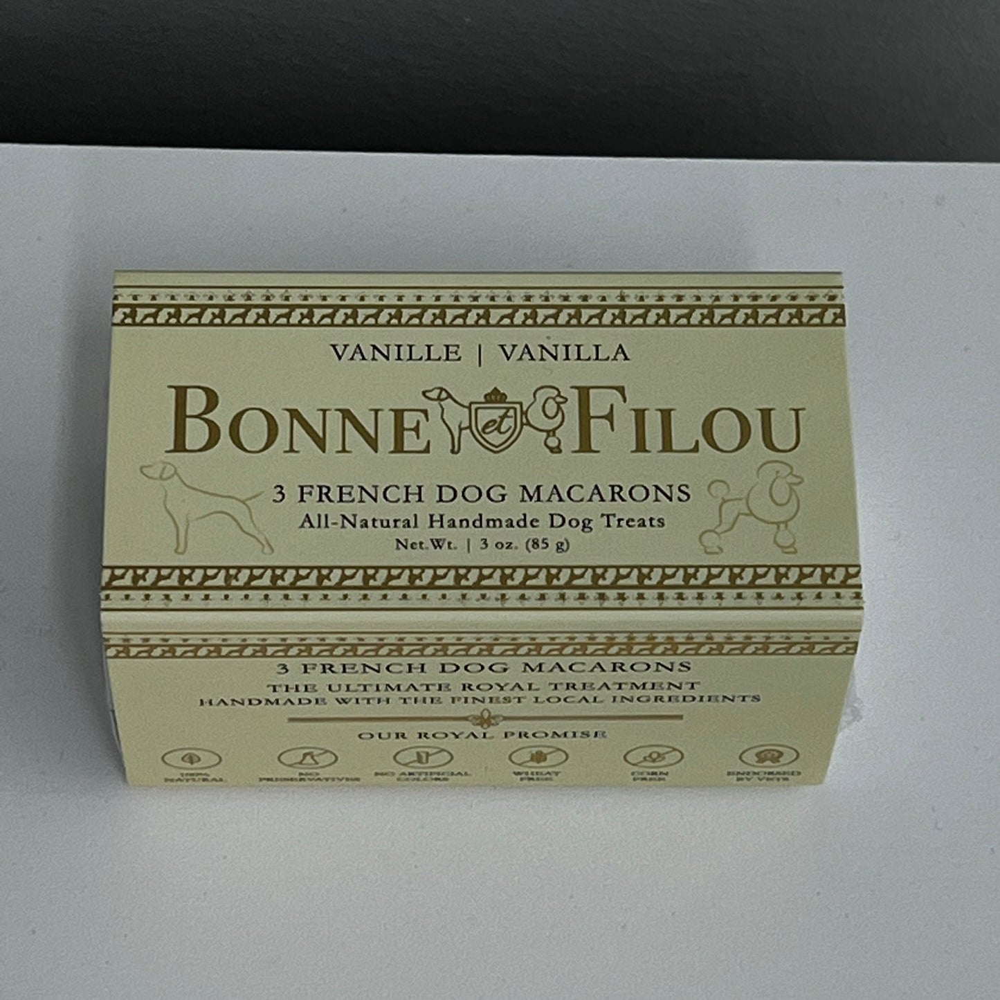 Bonne et Filou Macarons Vanilla 3pk