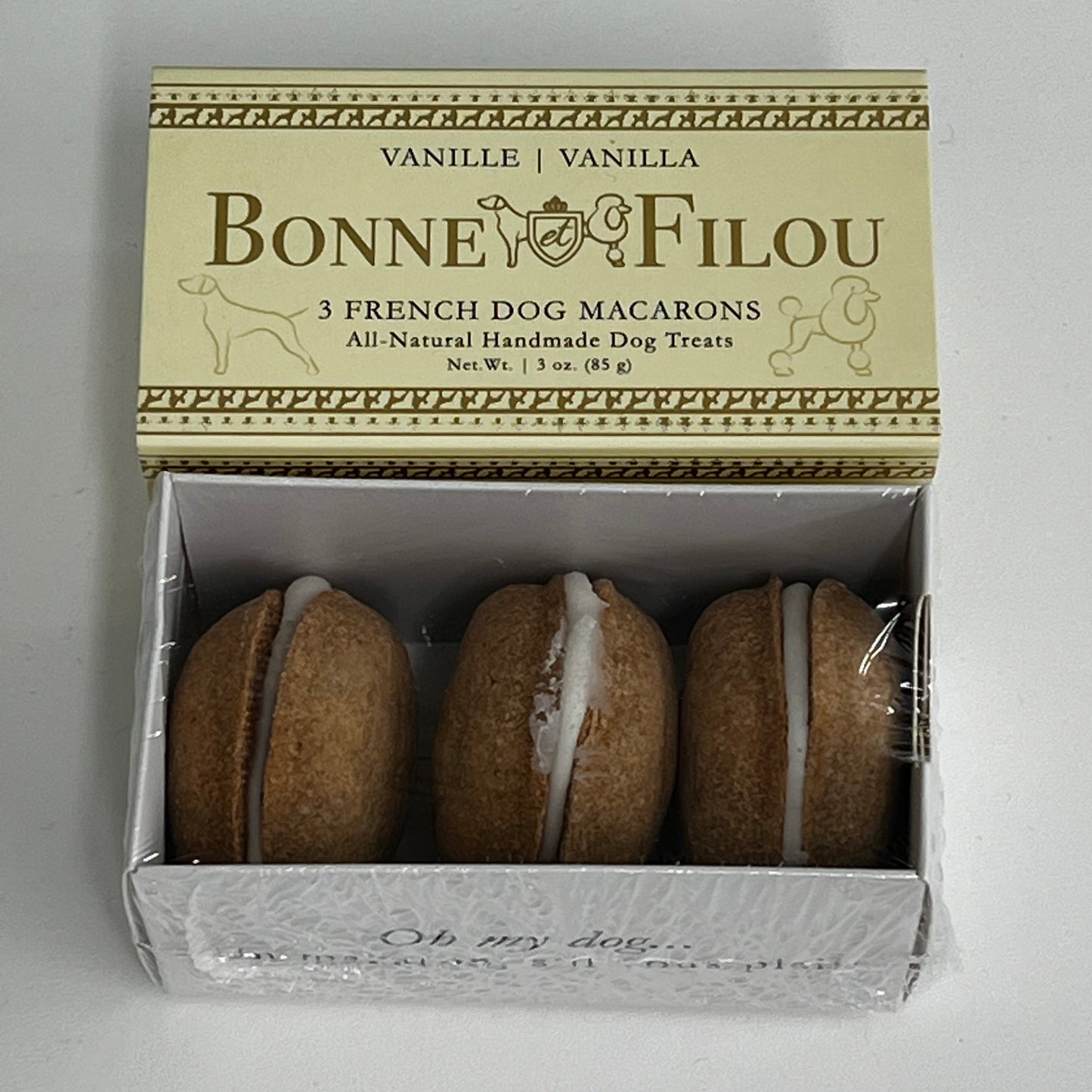 Bonne et Filou Macarons Vanilla 3pk